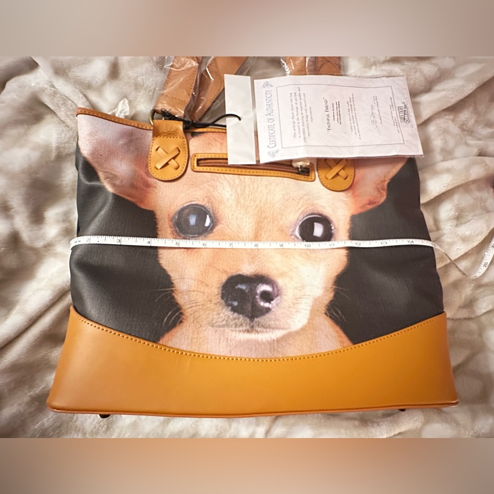 NWT JB Davies dog purse with matching wallet